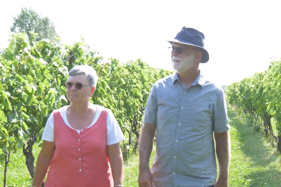 Les producteurs Johanne Plamondon et Pierre Corriveau