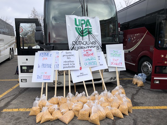 Propane - Manif à Mtl
