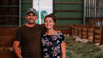La famille Blanchard : Agneaux des champs
